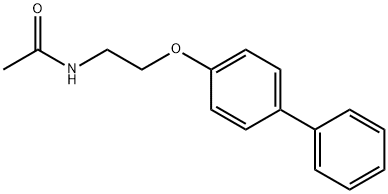 N-[2-([1,1'-biphenyl]-4-yloxy)ethyl]acetamide Struktur