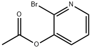 2-bromopyridin-3-yl acetate Struktur