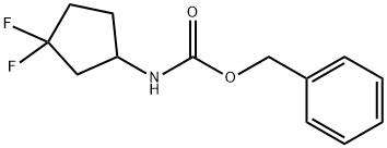 benzyl 3,3-difluorocyclopentylcarbamate Struktur