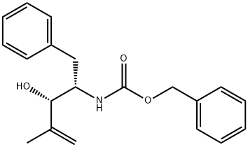 benzyl ((2S,3S)-3-hydroxy-4-methyl-1-phenylpent-4-en-2-yl)carbamate Struktur