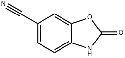 2,3-dihydro-2-oxo-6-benzoxazolecarbonitrile Struktur