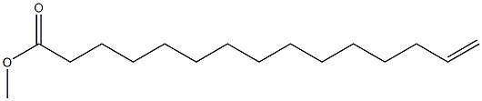 Methyl cis-14-pentadecenoate Struktur