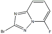 2-Bromo-5-fluoro-[1,2,4]triazolo[1,5-a]pyridine Struktur