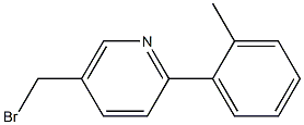 5-(bromomethyl)-2-(o-tolyl)pyridine Struktur