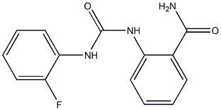 1-(2-CARBAMOYLPHENYL)-3-(2-FLUOROPHENYL)UREA Struktur