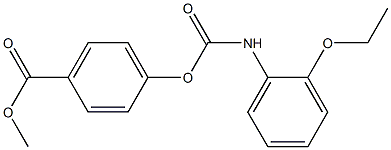 4-(METHOXYCARBONYL)PHENYL N-(2-ETHOXYPHENYL)CARBAMATE Struktur