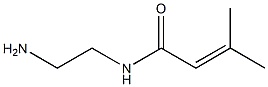 N-(2-aminoethyl)-3-methylbut-2-enamide Struktur