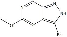 3-Bromo-5-methoxy-2H-pyrazolo[3,4-c]pyridine Struktur