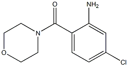 (2-amino-4-chlorophenyl)(morpholino)methanone Struktur