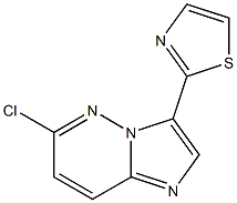 2-(6-chloroimidazo[1,2-b]pyridazin-3-yl)thiazole Struktur