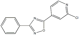 5-(2-chloropyridin-4-yl)-3-phenyl-1,2,4-oxadiazole