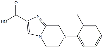 7-o-tolyl-5,6,7,8-tetrahydroimidazo[1,2-a]pyrazine-2-carboxylic acid Struktur