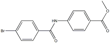 methyl 4-(4-bromobenzamido)benzoate Struktur