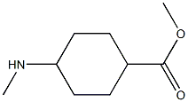 methyl 4-(methylamino)cyclohexanecarboxylate Struktur