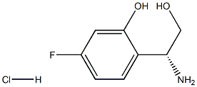 2-((1R)-1-AMINO-2-HYDROXYETHYL)-5-FLUOROPHENOL HYDROCHLORIDE|(R)-2-(1-氨基-2-羥乙基)-5-氟苯酚鹽酸鹽