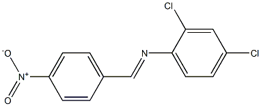 (2,4-dichlorophenyl)(4-nitrobenzylidene)amine Struktur