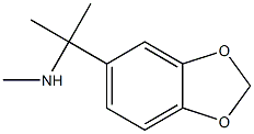 [2-(2H-1,3-benzodioxol-5-yl)propan-2-yl](methyl)amine Struktur