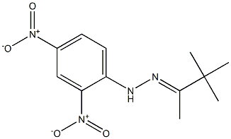 1-(2,4-dinitrophenyl)-2-(1,2,2-trimethylpropylidene)hydrazine Struktur