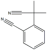 2-(1-cyano-1-methylethyl)benzonitrile Struktur