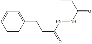 3-phenyl-N'-propionylpropanohydrazide Struktur