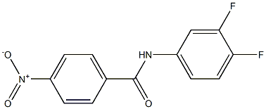 N-(3,4-Difluorophenyl)-4-nitrobenzamide, 97% Struktur