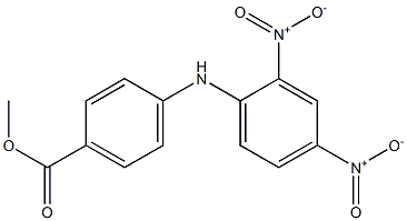 methyl 4-[(2,4-dinitrophenyl)amino]benzoate Struktur