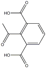 2-acetylisophthalic acid Struktur