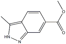 3-Methyl-2H-indazole-6-carboxylic acid methyl ester Struktur