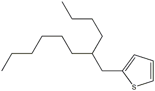 2-(2-butyloctyl)thiophene Struktur