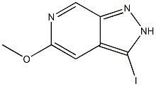 3-Iodo-5-methoxy-2H-pyrazolo[3,4-c]pyridine Struktur