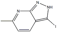 3-Iodo-6-methyl-2H-pyrazolo[3,4-b]pyridine Struktur