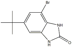 4-Bromo-6-tert-butyl-1,3-dihydro-benzoimidazol-2-one Struktur