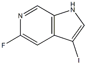 5-Fluoro-3-iodo-1H-pyrrolo[2,3-c]pyridine Struktur