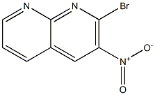 2-Bromo-3-nitro-[1,8]naphthyridine Struktur