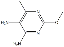 2-Methoxy-6-methyl-pyrimidine-4,5-diamine Struktur