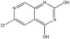 6-Chloro-pyrido[3,4-d]pyrimidine-2,4-diol Struktur