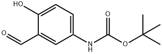 tert-butyl (3-formyl-4-hydroxyphenyl)carbamate Struktur