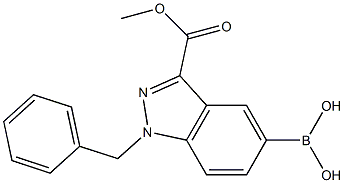 1-benzyl-3-(methoxycarbonyl)-1H-indazol-5-ylboronic acid