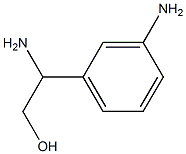 2-amino-2-(3-aminophenyl)ethanol Struktur