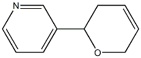 3-(3,6-dihydro-2H-pyran-2-yl)pyridine Struktur