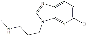 3-(5-chloro-3H-imidazo[4,5-b]pyridin-3-yl)-N-methylpropan-1-amine Struktur