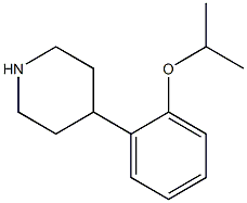 4-(2-isopropoxyphenyl)piperidine Struktur