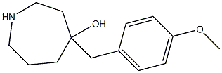 4-(4-methoxybenzyl)azepan-4-ol Struktur