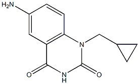 6-amino-1-(cyclopropylmethyl)quinazoline-2,4(1H,3H)-dione Struktur