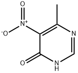 6-methyl-5-nitropyrimidin-4-ol Struktur