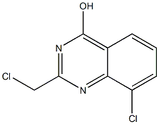 8-chloro-2-(chloromethyl)quinazolin-4-ol Struktur