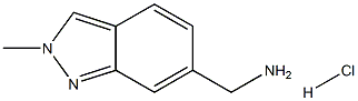 1-(2-methyl-2H-indazol-6-yl)methanamine hydrochloride Struktur