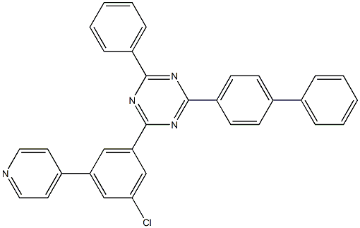 2-([1,1'-聯(lián)苯]-4-基)-4-(3-氯-5-(吡啶-4-基)苯基)-6-苯基-1,3,5-三嗪