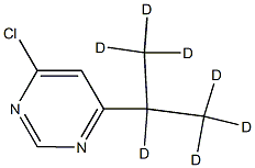 4-Chloro-6-(iso-propyl-d7)-pyrimidine Struktur