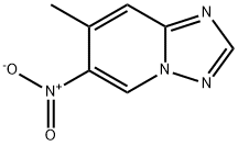 7-Methyl-6-nitro-[1,2,4]triazolo[1,5-a]pyridine Struktur